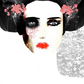 Noumeda Carbone 唯美水墨插画