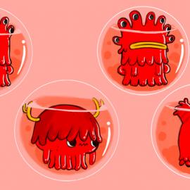 KOOL AID角色插图设定