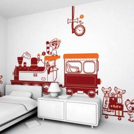 [空间艺术]生动逼真的贴纸插图运用一