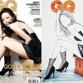 插画师笔下的时尚杂志封面大变身