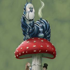 爱丽丝童话系列插画欣赏