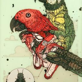 Nicholas Di Genova的生物变异插画