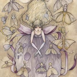 欧美PHANTOMS OF DELIGHT昆虫植物类插画