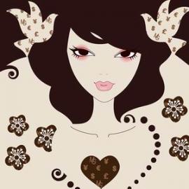 可爱的美女插画―helen-huang（二）