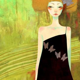 韩国noir song唯美少女插画（一）