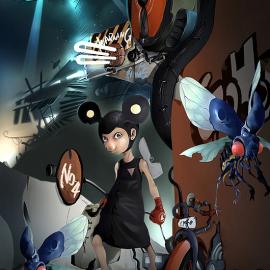 自由插画师阿岚作品欣赏