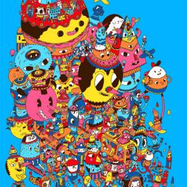 法国80后插画师Daniel Abensour丰富多彩插画