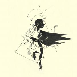 BRUNO简笔棱角铅笔小插画