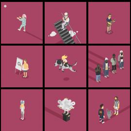 Daily Illustrations on Instagram