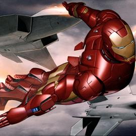钢铁侠设定手绘图