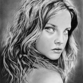 超写实人像--内心真情流露