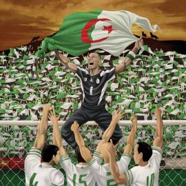 2010南非世界杯32国超强插图海报（一）