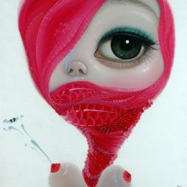 另类诡异娃娃插画