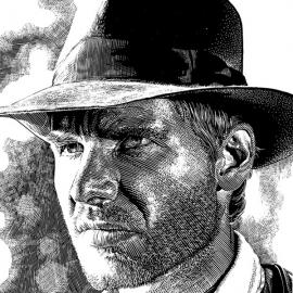 美国插画师Kent Barton黑白手绘作品欣赏