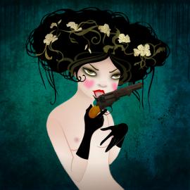 Lesja Chernish时尚诡异插画