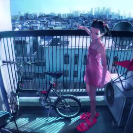 日本Zain7明快的色彩插画