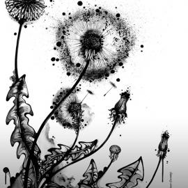 异国插画描绘浓浓水墨风情―Nanami Cowdroy作品（二）