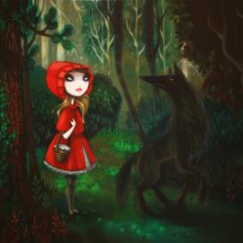 灵异插画―哥伦比亚女插画师Krista Huot 作品