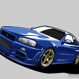 60张汽车矢量插图选（三）