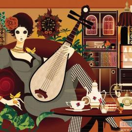 日本插画师NICO女性时尚插画欣赏