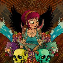 50个矢量骷髅元素插画设计（二）