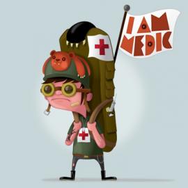 Christopher Lee丰富多彩的可爱插画