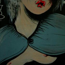 法国涂鸦大师Miss Van笔下小萝莉惊艳红唇现身！让这个Fat Girl撒点儿“野”！