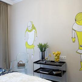 来自希腊设计师的墙体插画