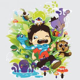 莫斯科插画艺术师zuttoT恤图案设计欣赏