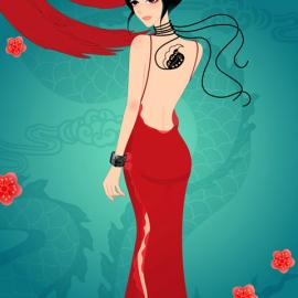 美国CQcat女性人物插画作品(二)