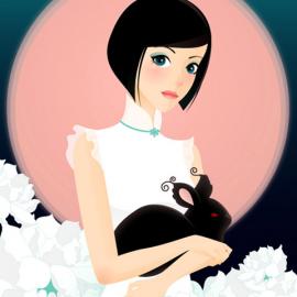 美国CQcat女性人物插画作品(一)