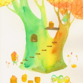 APAK笔下的梦幻插画一