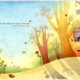韩国插画师5mysun儿童插画欣赏