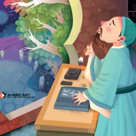 夕夕原创插画欣赏（三）