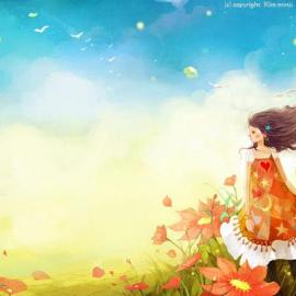 韩国kim min ji水彩插画（一）