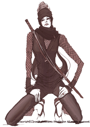 日本插画家人物插画欣赏