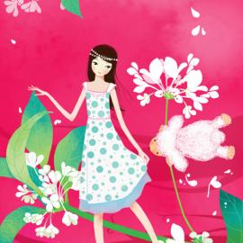 画儿晴天 2008插画选集《飞花寻梦》