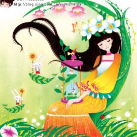 蓝（稀释深蓝）最新插画欣赏