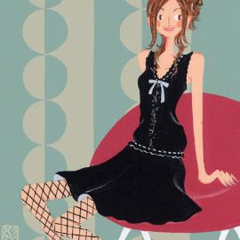 endo namiko矢量女性插画作品欣赏