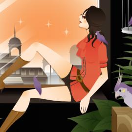 日本emico矢量插画欣赏