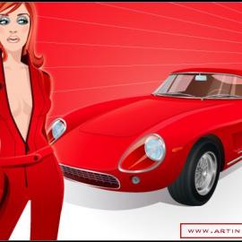 kschung时尚矢量插画欣赏一