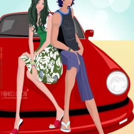 yonid插画作品欣赏二