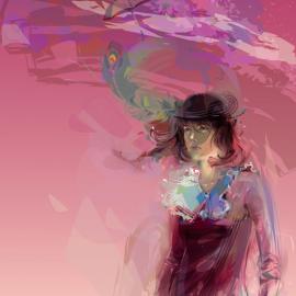 AI艺术魅力―俄罗斯女插画家LimKis作品（一）