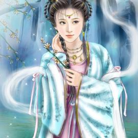 甘碧波最新插画（美女篇）