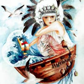 桔子宝插画作品欣赏