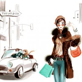 sophie griotto时尚女性插画欣赏