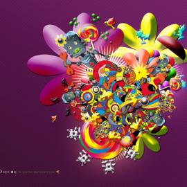 绚丽风格插画欣赏