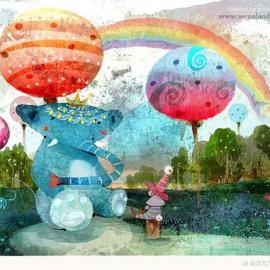 韩国插画师wonaland 作品欣赏二