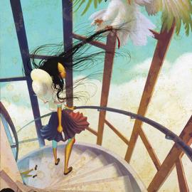 上田风子另类插画作品《女孩们的秘密游乐园》五