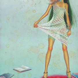 上田风子另类插画作品《女孩们的秘密游乐园》四